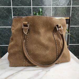 Falor Genuine Leather Brown Shoulder Bag